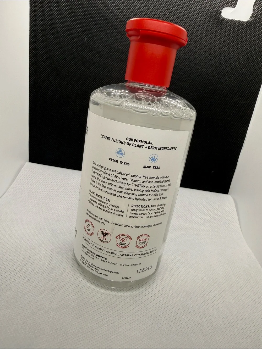 Thayers Unscented Facial Toner — Clear with Red Cap